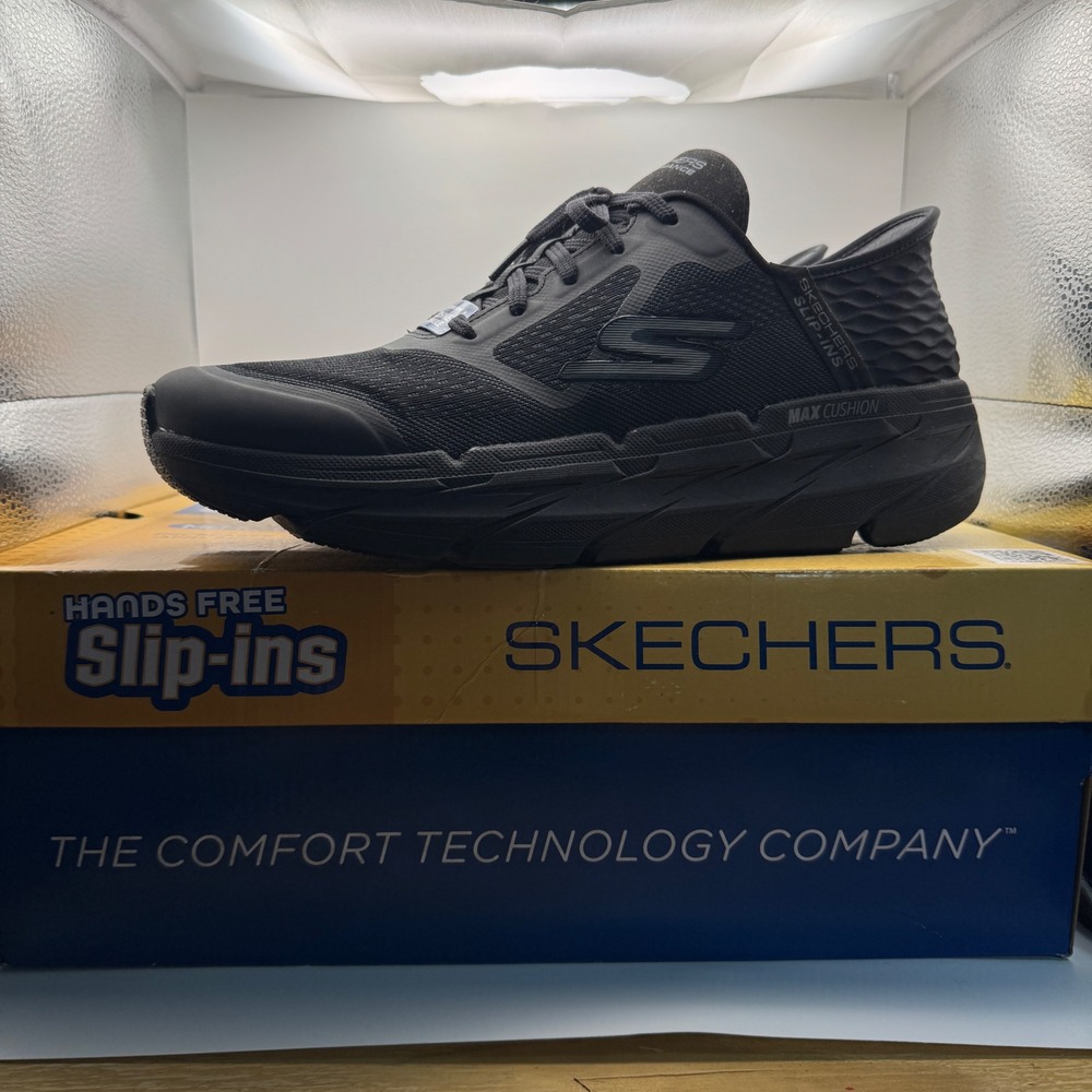 Skechers Slip-ins Max Cushioning Premier Ascendant Men's 12 Black 220313/BBK
